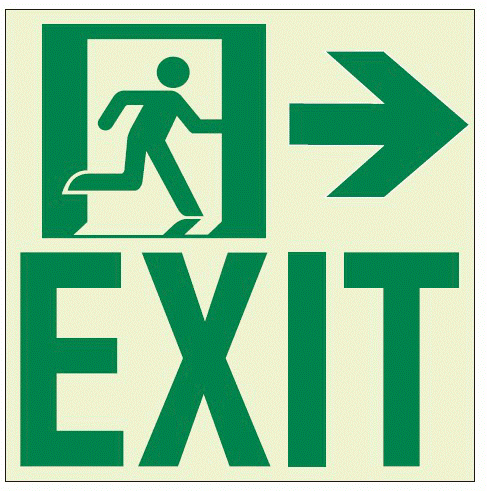 exit door